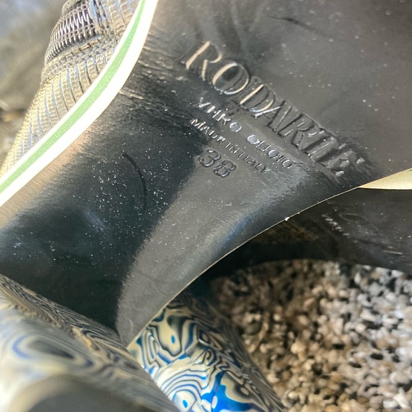 RODARTE Knee high lace up heels 2015 collection - Picture 6 of 8